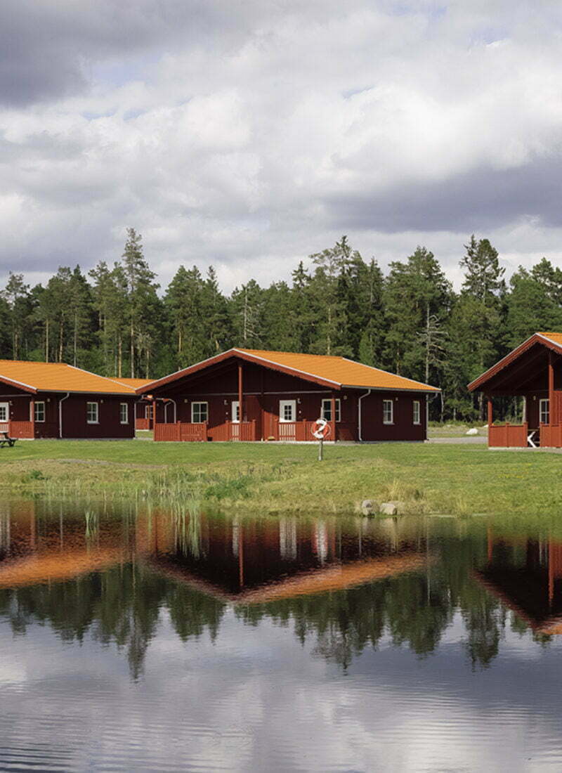 Kosta Lodge avec cabines, Glasriket