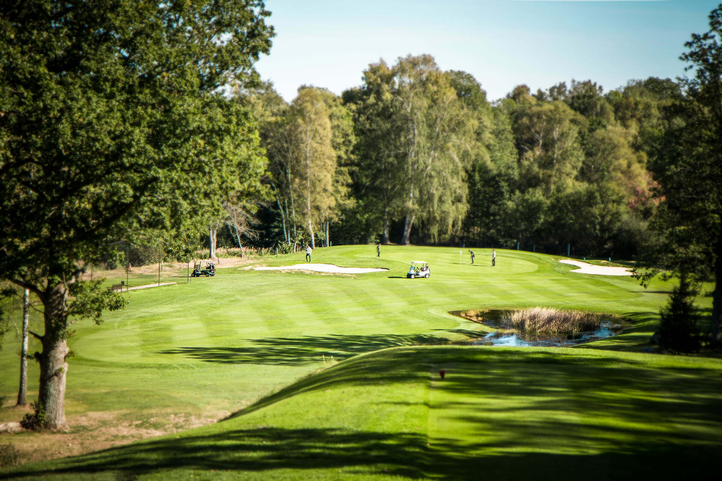 View of Nybro golf club, Glasriket