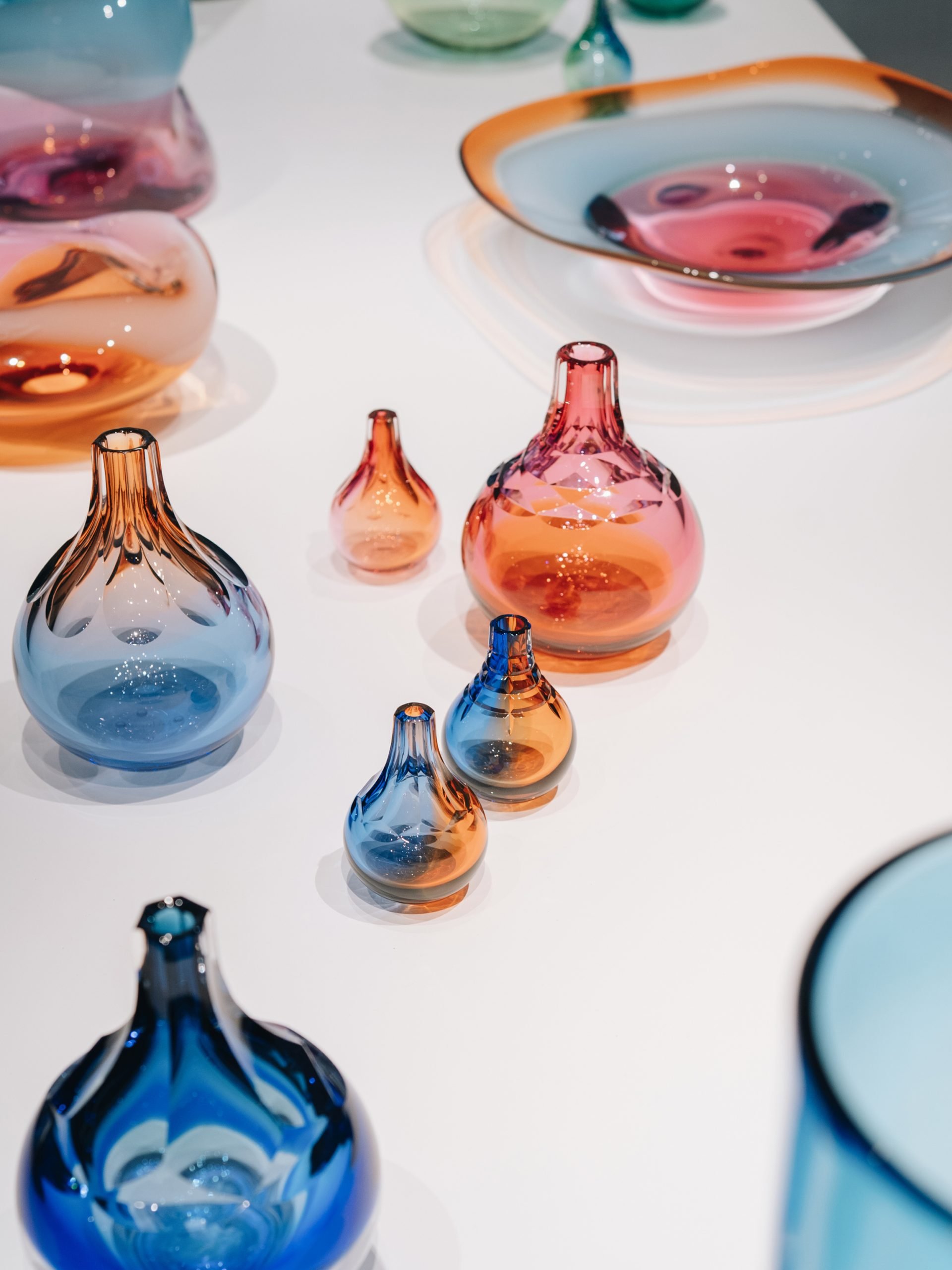 Vaser av Erika Lagerbielke Orrefors Glasriket