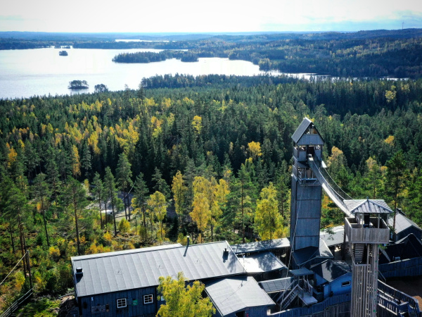Höst vid Little Rock Lake Zipline